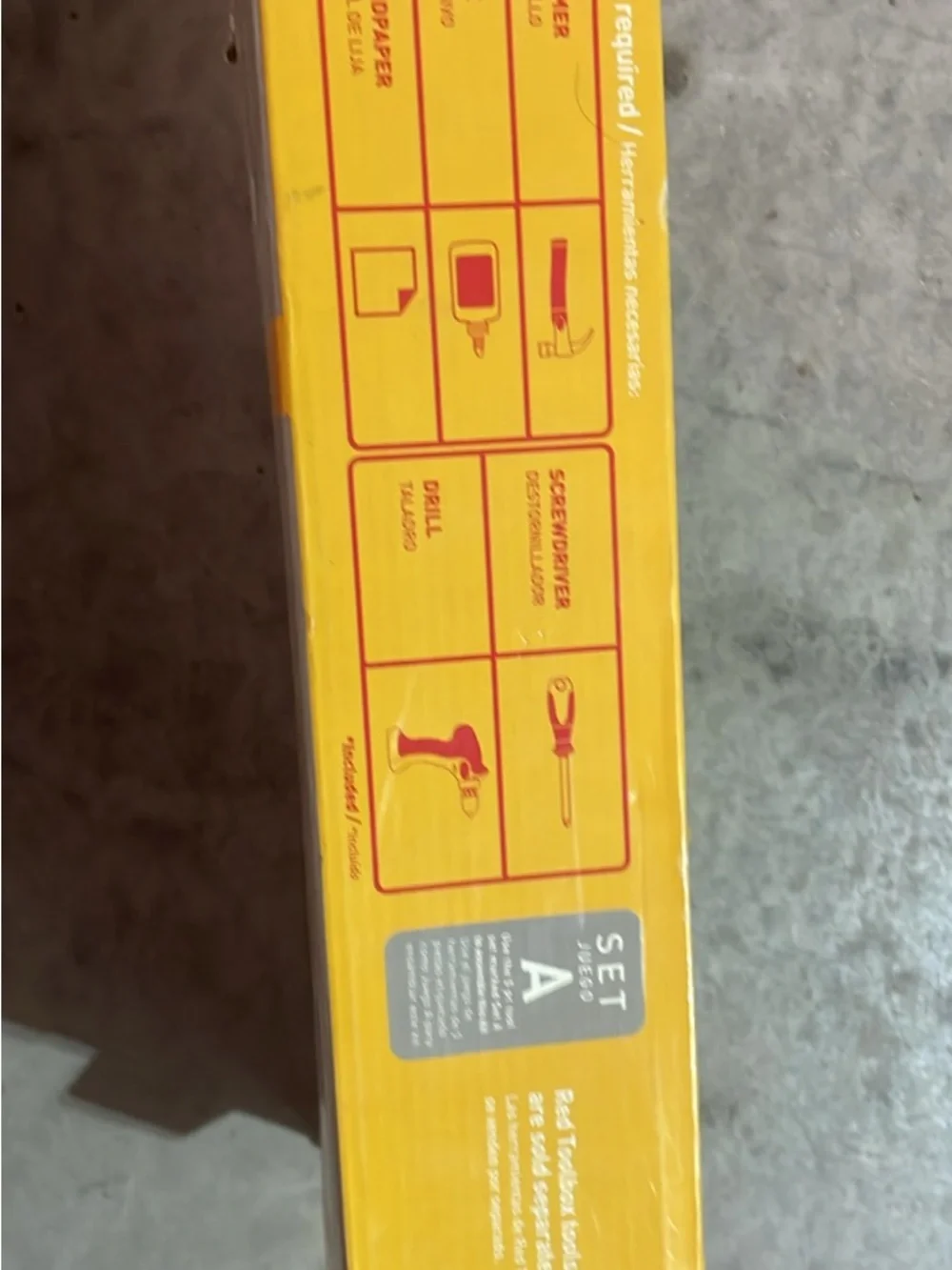 Vintage - NEW - Red Toolbox Classic Toolbox Kit